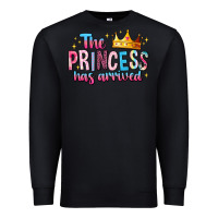 Black The Princess Has Arrived Premium Sweatshirt - MaliasSmallBusiness