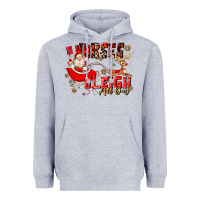 Heather Grey nurses sleigh all day Heavyweight Hoodie - MaliasSmallBusiness