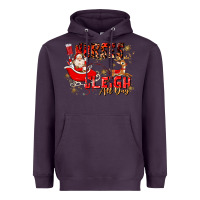 Plum nurses sleigh all day Heavyweight Hoodie - MaliasSmallBusiness