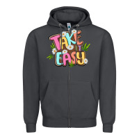 Smoke take it easy Zipper Hoodie - MaliasSmallBusiness