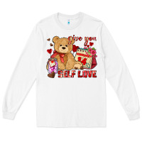 White give you self love Long Sleeve Tee - AdoDesignShop