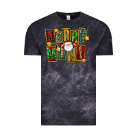 Cloud Black Christmas merry mini Vintage Tee - FaDigitalArtStudio