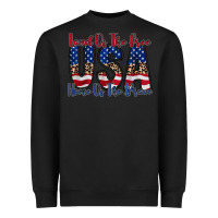 Black land of the free usa Heavyweight Sweatshirt - RacoonDesign