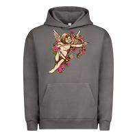 Pigment Tornado Cupid with rose Valentine's Day Urban Hoodie - HowdyJamesFarm