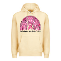 Pina Colada in october we wear pink breast cancer awareness rainbow Premium Hoodie - Jasminsmagicworld