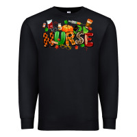 Black fall nurse Premium Sweatshirt - MaliasSmallBusiness