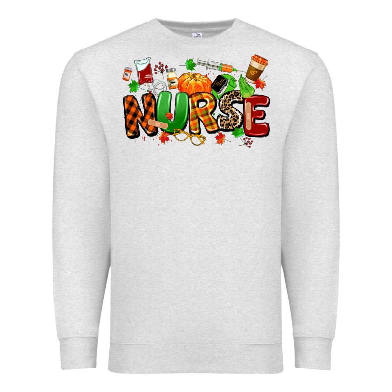 Fall Nurse Premium Sweatshirt by MaliasSmallBusiness | Teevron