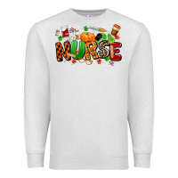 Oatmeal Heather fall nurse Premium Sweatshirt - MaliasSmallBusiness
