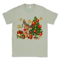 Matcha reindeer and christmas tree Classic Tee - AdoDesignShop