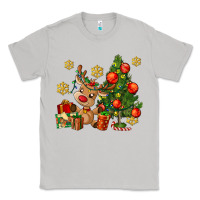 Moon Dust reindeer and christmas tree Classic Tee - AdoDesignShop