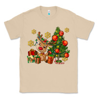 Mushroom reindeer and christmas tree Classic Tee - AdoDesignShop