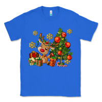 True Royal reindeer and christmas tree Classic Tee - AdoDesignShop