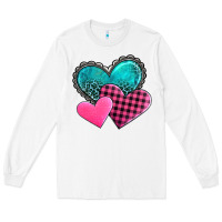 White valentine's day hearts Long Sleeve Tee - AdoDesignShop