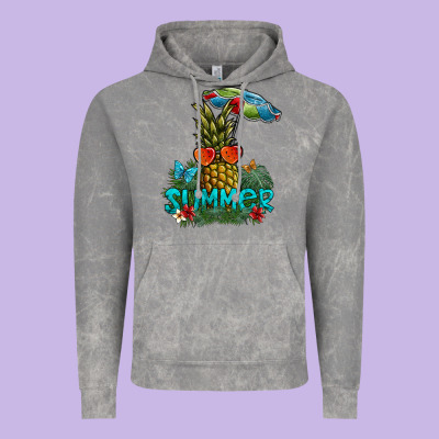 Summer Vintage Hoodie Designed By Sublimationcraftshop