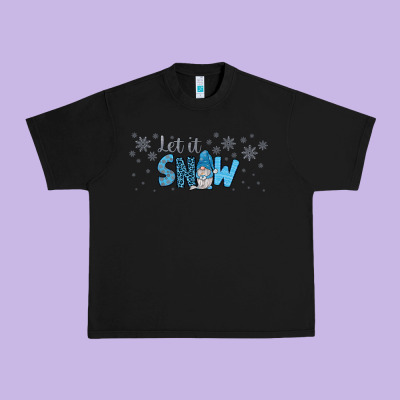 Winter Let It Snow Urban Heavy Tee Designed By Jahusdesignshop