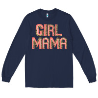 Navy girl mama. Long Sleeve Tee - JahusDesignShop