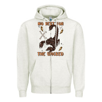 No Rest For The Wicked Zipper Hoodie | Teevron