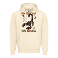 Sandshell no rest for the wicked Zipper Hoodie - MaliasSmallBusiness