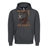 Smoke no rest for the wicked Zipper Hoodie - MaliasSmallBusiness