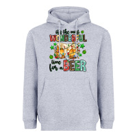 Heather Grey its the most wonderful time for a year Heavyweight Hoodie - MaliasSmallBusiness