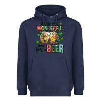 Navy its the most wonderful time for a year Heavyweight Hoodie - MaliasSmallBusiness