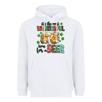 White its the most wonderful time for a year Heavyweight Hoodie - MaliasSmallBusiness