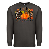 Smoke with god all things are possible Premium Sweatshirt - MaliasSmallBusiness