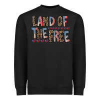 Black land of the free Heavyweight Sweatshirt - RacoonDesign