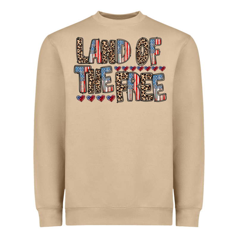 Land Of The Free Heavyweight Sweatshirt by RacoonDesign | Teevron