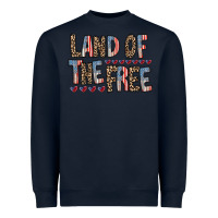 Navy land of the free Heavyweight Sweatshirt - RacoonDesign