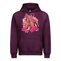 Mauve Wine Cancer high heels Cancer Awareness Urban Hoodie - HowdyJamesFarm