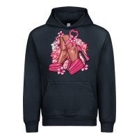 Navy Cancer high heels Cancer Awareness Urban Hoodie - HowdyJamesFarm