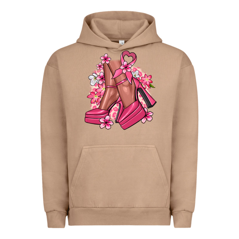 Cancer High Heels Cancer Awareness Urban Hoodie by HowdyJamesFarm | Teevron
