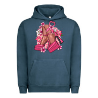 Pigment Midnight Navy Cancer high heels Cancer Awareness Urban Hoodie - HowdyJamesFarm