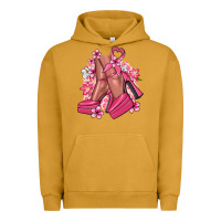 Pigment Peanut Butter Cancer high heels Cancer Awareness Urban Hoodie - HowdyJamesFarm