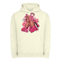 Pigment Pistachio Cancer high heels Cancer Awareness Urban Hoodie - HowdyJamesFarm