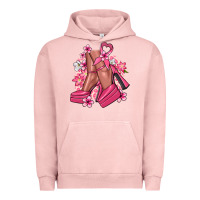 Pigment Salmon Cancer high heels Cancer Awareness Urban Hoodie - HowdyJamesFarm