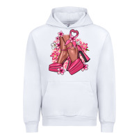 White Cancer high heels Cancer Awareness Urban Hoodie - HowdyJamesFarm