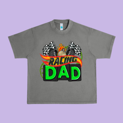 Racing Dad With Racing Oto Equipment Urban Heavy Tee Designed By Adodesignshop