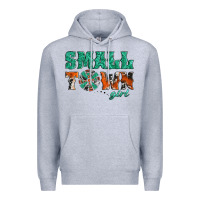 Heather Grey small town girl western windmill Premium Hoodie - Jasminsmagicworld