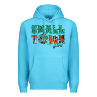Ocean Blue small town girl western windmill Premium Hoodie - Jasminsmagicworld