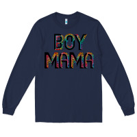 Navy boy mama Long Sleeve Tee - JahusDesignShop