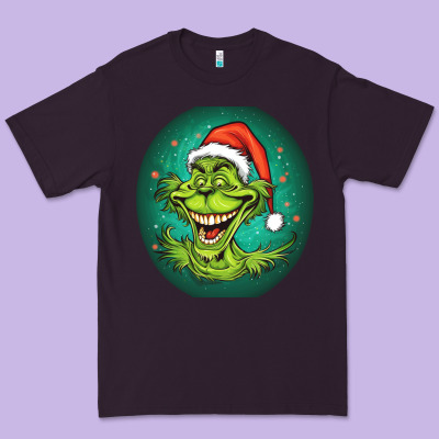 Grinch Premium Tee Designed By Unal Design