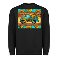 Black farm truck tumbler Heavyweight Sweatshirt - HRA Design Shop