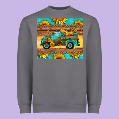 Farm Truck Tumbler Heavyweight Sweatshirt Designed By Hra Design Shop