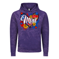 Cloud Purple American mini heart Vintage Hoodie - Neo Western