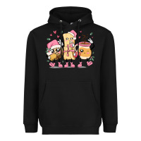 Black mexican christmas pan dulce cartoon characters Heavyweight Hoodie - MaliasSmallBusiness