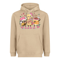 Mushroom mexican christmas pan dulce cartoon characters Heavyweight Hoodie - MaliasSmallBusiness
