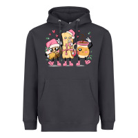 Smoke mexican christmas pan dulce cartoon characters Heavyweight Hoodie - MaliasSmallBusiness
