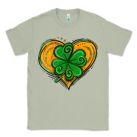 Matcha St. Patrick's Day Heart with Shamrock Classic Tee - Jasminsmagicworld
